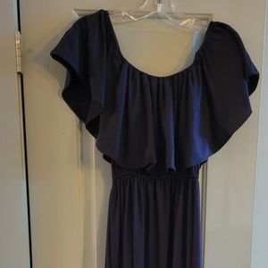 Navy Blue XL Maxi Dress